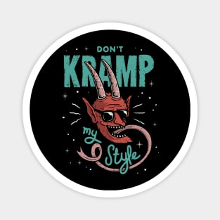 Krampus "Don't Kramp My Style" Magnet